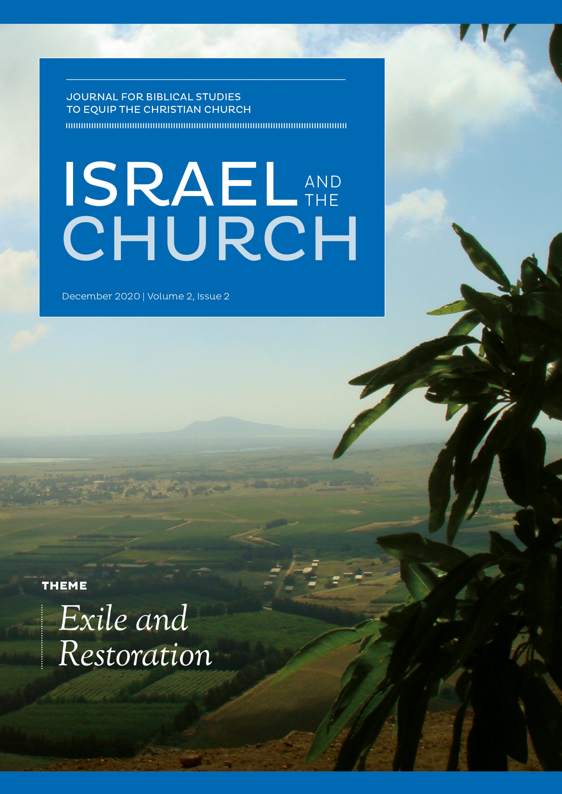 Journal Israel and the Church 'Exile and Restoration'